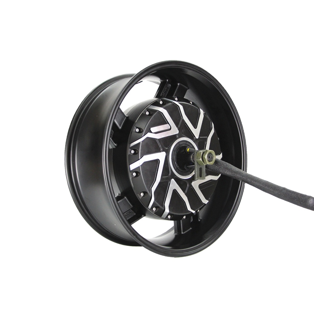 12000W Electric Motorcycle Hub Motor - 12000W、17インチ×6.0インチ、12KW、70H、V4、電動バイク用ハブモーター、新品。